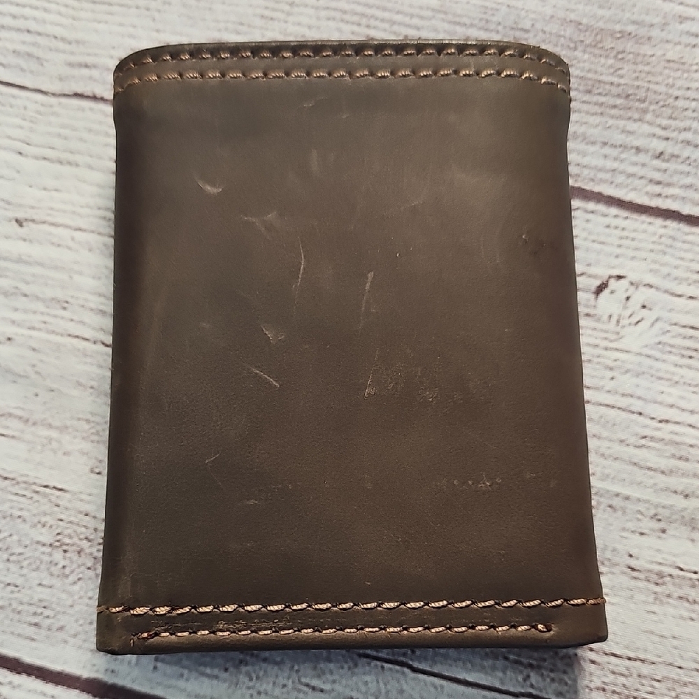 Columbia Dark Brown Leather Wallet - Picture 3 of 11